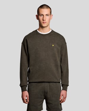 Schwerer Waschbaumwollpullover