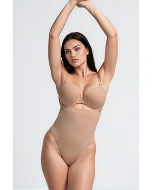 Premium Nahtloser Hohe Taille formender Tanga Shapewear