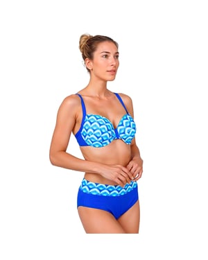 Damen-Bikini mit Schale und Bügel TEGB1053C