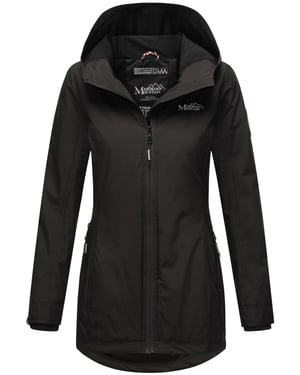 Marikoo Damen Übergangsjacke Honigbeere mit Kapuze