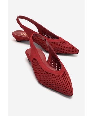 Lieve Leder-Slingback-Pumps (Damen)