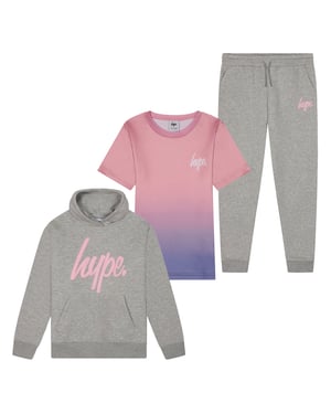 Mädchen 3-teiliges Set Genesis - Oberteil, Jogginghosen & Kapuzenpullover Mehrfarbig 7-14 Jahre