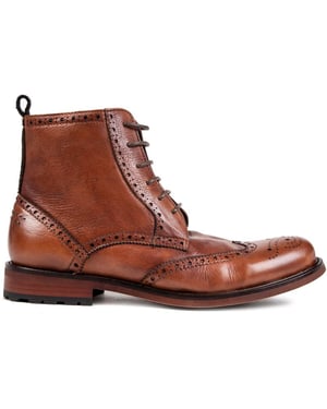 Sole Crafted Hammer Brogue Stiefel