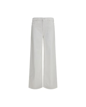 Mother Denim Weiße Baumwolljeans