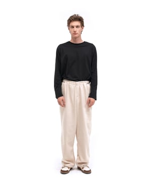 Herren Relaxed Fit Weite Beinform Pull-On-Hosen