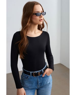 Slim Fit Bootshirt-Bodysuit