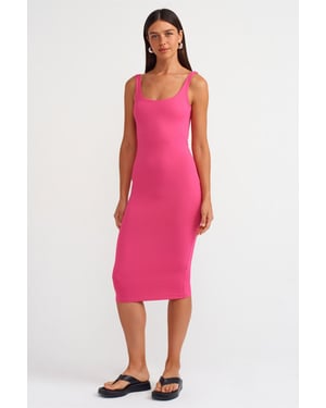 Ärmelloses Bodycon-Midikleid