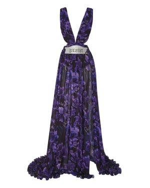Abendkleid Flowers