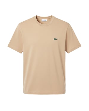Lacoste - T-Shirt für Herren, Verriegelung, Schmal (Beige)