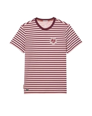 Lacoste - "Roland Garros Edition" T-Shirt für Herren/Damen Unisex, Tennis, Regulär (Pink)
