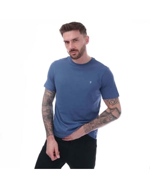 Farah - "Dean" T-Shirt für Herren, Baumwolle (Blau)