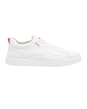 Hugo Boss - "Tenn" Sneaker für Herren, Leder, Flach (Weiß)