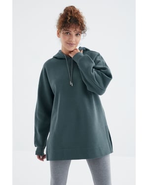 Übermaß Kapuzenpullover mit Tasche
