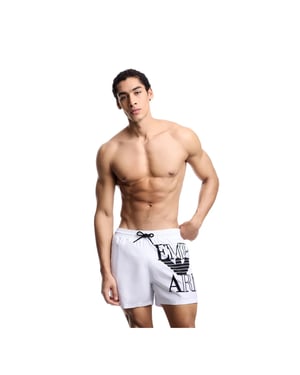 Emporio Armani Herren-Badeanzug mit charakteristischer Silhouette