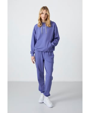 Oversized Kapuzenpullover und Jogginghosen-Set