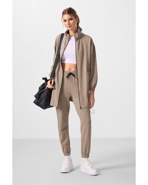 Damen Strick Trainingsanzug Set