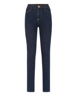 Jeggings Mit Hoher Taille Hexagon