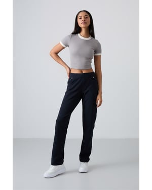 Damen Relaxed Straight-Leg Sweatpants