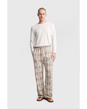 Herren Baumwollstrickweite Hose