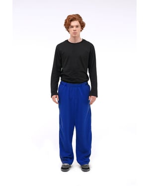 Herren Relaxed Fit Weite Beinform Pull-On-Hosen