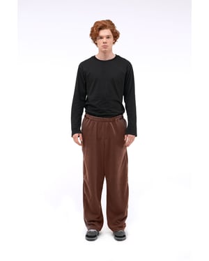 Herren Relaxed Fit Weite Beinform Pull-On-Hosen