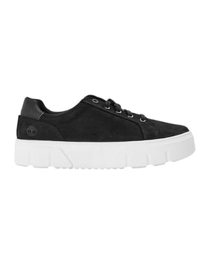 Timberland - "Laurel Court" Sneaker für Damen, Niedrig geschnitten, Plattform-Absatz (Schwarz)