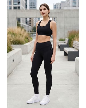 Hochgeschnittene Skinny-Leggings