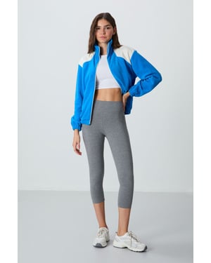 Hochtaillierte Capri-Leggings
