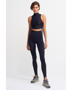 Hochgeschnittene Slim-Fit Leggings