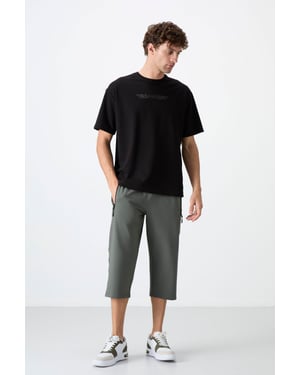 Herren Capri-Radsportshorts