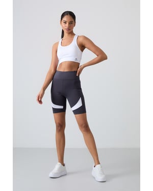 Hochtaillierte kurze Sportleggings