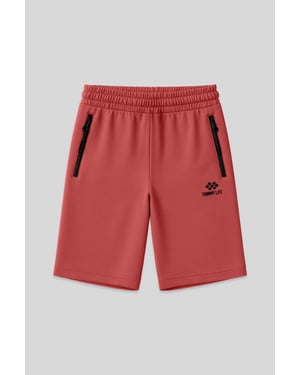 Herren Sweatshorts mit regulärer Passform aus Strick