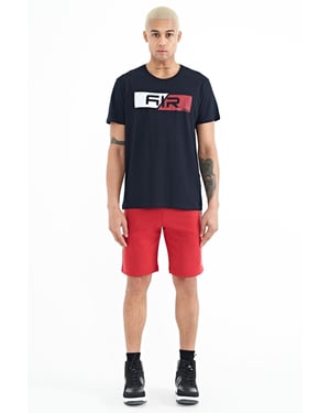Herren Bedruckte Fleece-Sweatshorts
