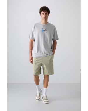 Herren Strick Sweat Shorts