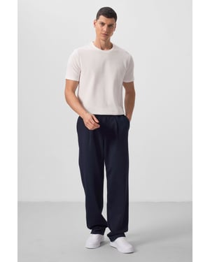 Herren Palazzo-Hosen mit weitem Bein