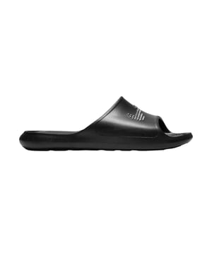 Nike - "Victori One" Swoosh Badesandale für Herren (Schwarz/Weiß)