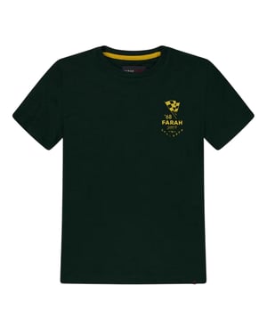 Farah - T-Shirt für Kinder, Logo (Grün)