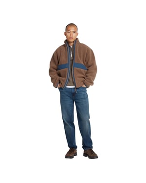 Farah - "Elias" Sweatshirt für Herren, Durchgehender Reißverschluss, Regulär (Grau)