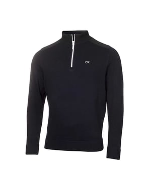 Calvin Klein - Sweatshirt für Herren, Reißverschluss, Raglanärmel (Marine)