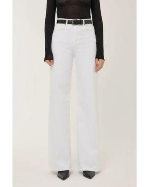 Hohe Taille Weite Beinen Jeans