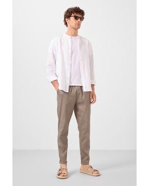 Herren gerade geschnittene Gabardine-Chinos