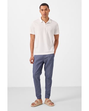Herren Gerade geschnittene Gabardine Chinos