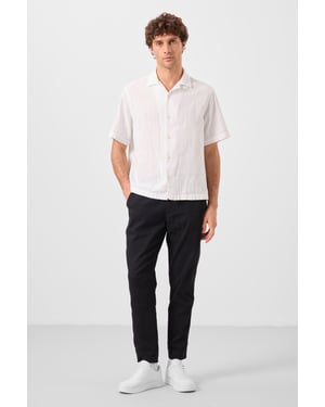 Herren Chinos mit geradem Bein aus Gabardine