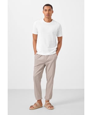 Herren Chinos mit geradem Bein zum Hineinschlüpfen