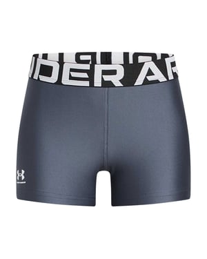 Under Armour - Kompressions-Shorts für Mädchen , Laufen (Grau/Weiß)