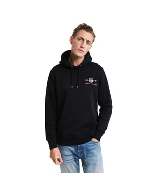 Gant - Kapuzenpullover für Herren (Schwarz)