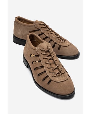 Astron Leder Freizeitschuhe mit Schnürung (Damen)