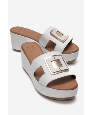 Hiola Leder Plateau Sandale (Damen)