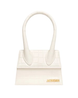 Jacquemus Le Chiquito Moyen Elfenbeintasche