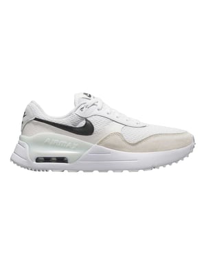 Nike - "Air Max Systm" Sneaker für Damen, Netzmaterial (Weiß/Schwarz)